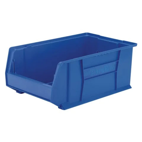 20" Deep XL Stack Bin, 12.375"W x 20"D x 8"H • Blue