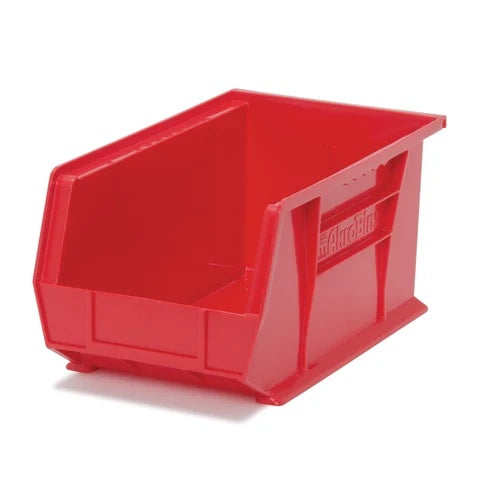 Organizer Bin, 8.25"W x 14.75"D x 7"H • Red