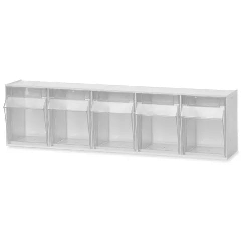 Multi-Bin Unit, 5-Bin Unit • Bin Size: 4"W x 3.75"D x 6"H