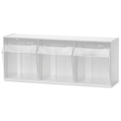Multi-Bin Unit, 3-Bin Unit • Bin Size: 7"W x 6"D x 8.5"H
