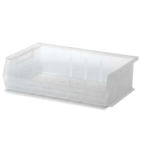Organizer Bins for Medical Supplies 16.5"W x 10.875"D x 5"H • Semi Clear