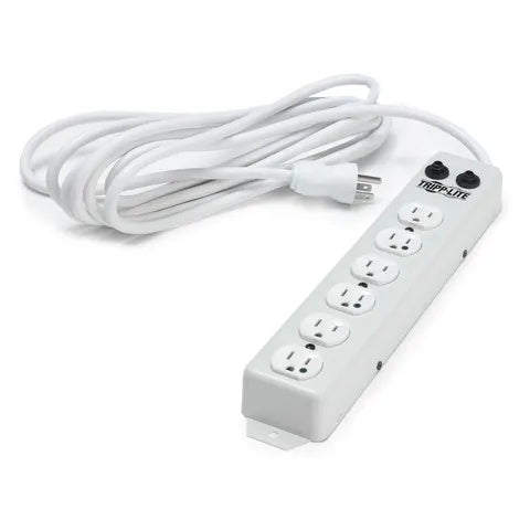 Permanent-Mount Power Strip • 13.75"L x 2.5"W x 2"H