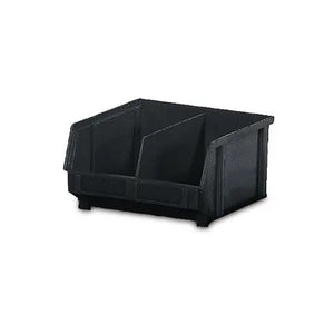 ESD Organizer Bin with Molded in Divider, 8.8"W x 9.3"D x 5"H