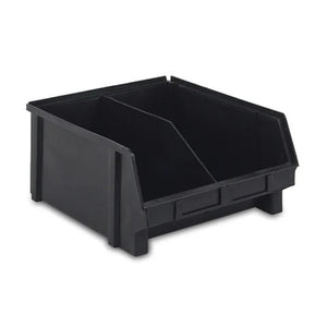 ESD Organizer Bin with Molded in Divider, 11.4"W x 12.8"D x 6"H