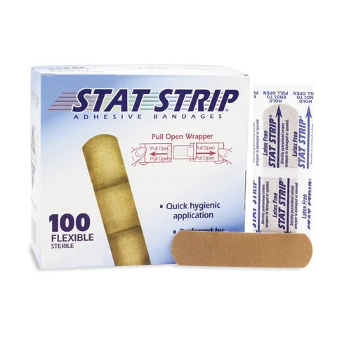 Stat Strip® Fabric Adhesive Strips, 1" x 3"