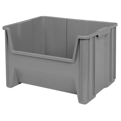 Stak-n-Store Bins 19.875"W x 15.25"D x 12.4375"H Gray