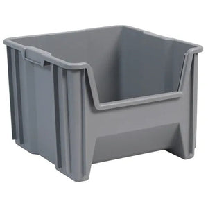 Stak-n-Store Bins 16.5"W x 17.5"D x 12.5"H Gray