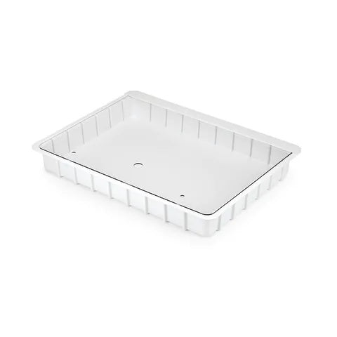 Medication Tray • 16.25"D x 2.625"H, Full-Size with Clear Lid • 21.75"W