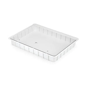 Medication Tray • 16.25"D x 2.625"H, Full-Size with Clear Lid • 21.75"W