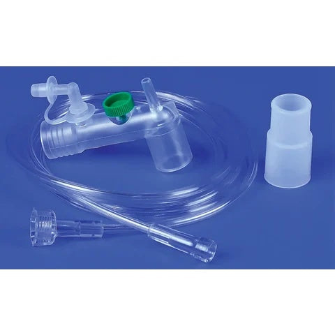 Transport Elbow • 8' O2 Tubing, Threaded Adapter