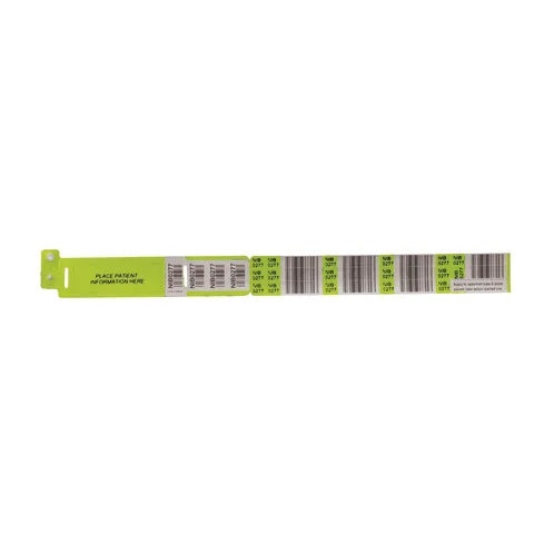 Original Alphanumeric ID Bracelets • 16"L x 0.625"W