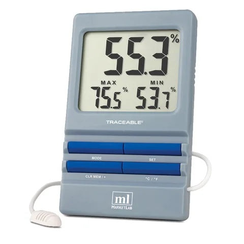 Remote Alarm RH/Temp Monitor • 4.25"W x 0.75"D x 2.75"H