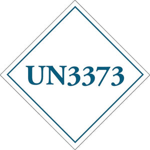 "UN3373" Label • 2.25"W x 2.25"H