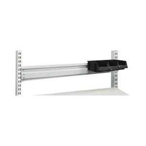 Accessories for Phenolic & Laminate Tables, Bin Rail for Double-Bay Upright Module • 29.21"W x 2.75"D x 3.54"H