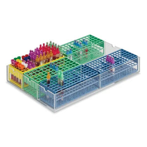 Marketlab Tube Rack Holder, 6-Place • Holds 360–540 Tubes • 13"W x 20"L x 2.5"H