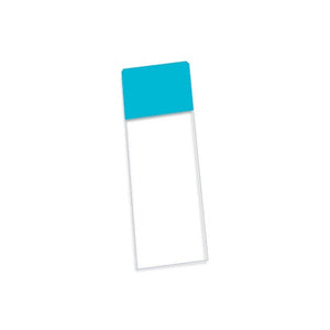 Color Premium Slides • 25mm x 75mm, Safety Corners • Blue