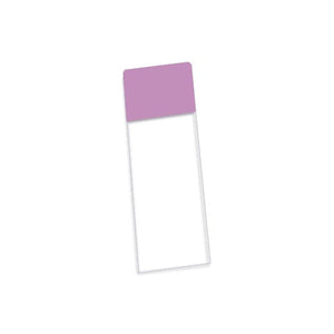 Color Premium Slides • 25mm x 75mm, Safety Corners • Lilac