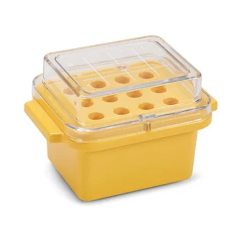 Mini Cooler • -20°C • Yellow, Fits Twelve 1.5mL Tubes