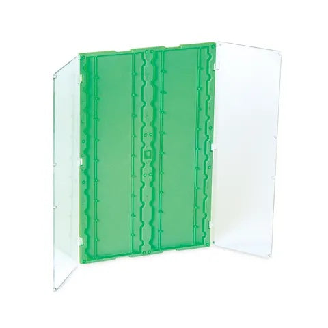 SlideFolder™ • Holds 20 • 11.5"L x 7.5"W x 0.5"H, Green