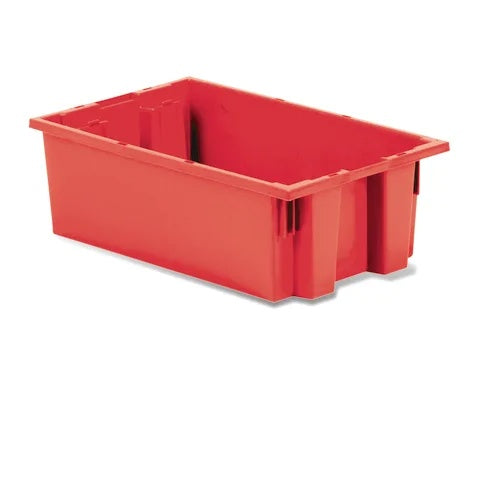 Nesting and Stacking Totes 11"W x 18"L x 6"H • Red