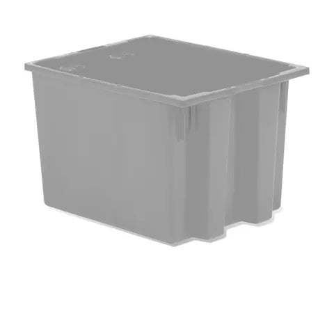 Nesting and Stacking Totes 15.5"W x 19.5"L x 13"H • Gray