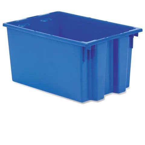 Nesting and Stacking Totes 15.5"W x 23.5"L x 12"H • Blue