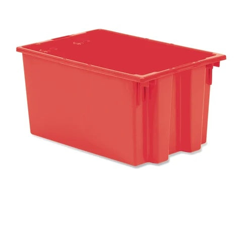 Nesting and Stacking Totes 15.5"W x 23.5"L x 12"H • Red