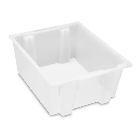 Nesting and Stacking Totes 15.5"W x 23.5"L x 12"H • Semi Clear