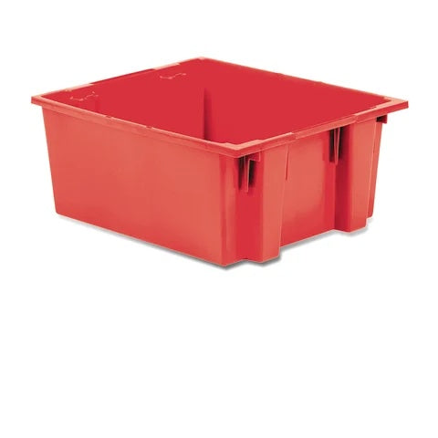 Nesting and Stacking Totes 19.5"W x 23.5"L x 10"H • Red