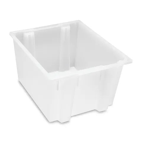 Nesting and Stacking Totes 19.5"W x 23.5"L x 10"H • Semi Clear