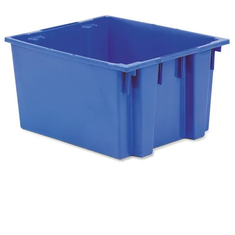 Nesting and Stacking Totes 19.5"W x 23.5"L x 13"H • Blue