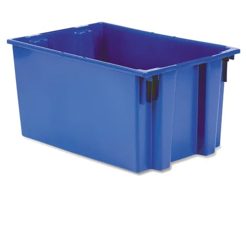 Nesting and Stacking Totes 19.5"W x 29.5"L x 15"H • Blue