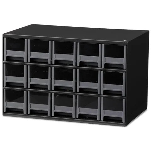 Durable Benchtop Cabinet, 15-Drawer