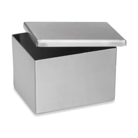 Stainless Steel Stain Trays and Dishes, 30-Slide Dish and Cover