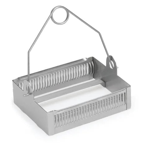 Stainless Steel Stain Trays and Dishes, 30-Slide Tray and Handle