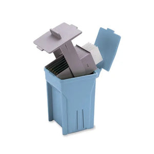 Stain Train Jars • 2.5"L x 3"W x 4"H, Blue