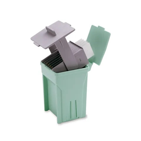 Stain Train Jars • 2.5"L x 3"W x 4"H, Green