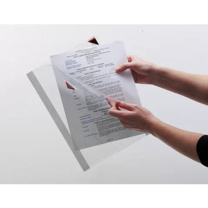 Adhesive Mount Document Pocket with Magnet Corner • 12.7"W x 9.1"H