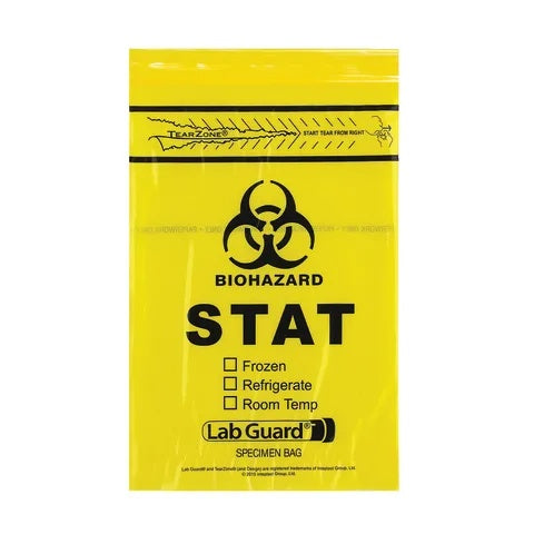 STAT Bags • 6"W x 9"H • Yellow
