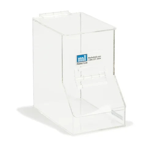 Acrylic Dispensing Bin, Small • 5.25"W x 9"D x 8.5"H