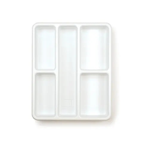 Drawer Organizers, 5 Compartments • 14"W x 17.75"L x 2.625"H