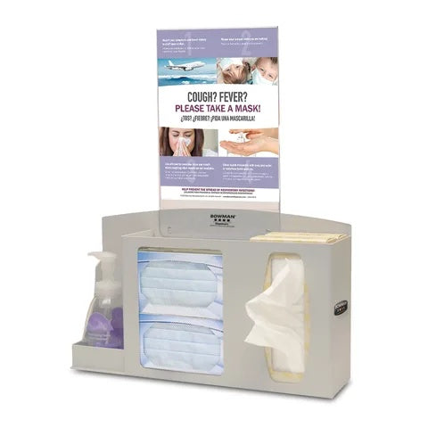 ABS Bowman Hygiene Center, With Portrait Sign • 17.9"W x 4.45"D x 22.3"H