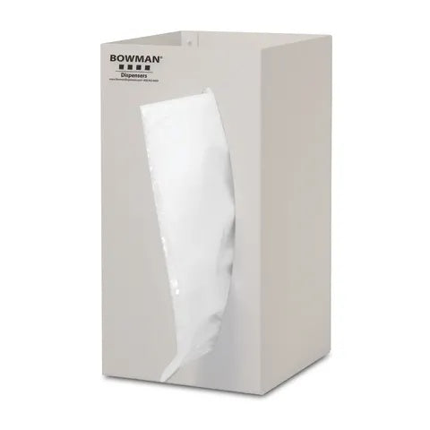 Bowman Aluminum Large Single Bag Dispenser • 12"W x 6.4"D x 6.35"H