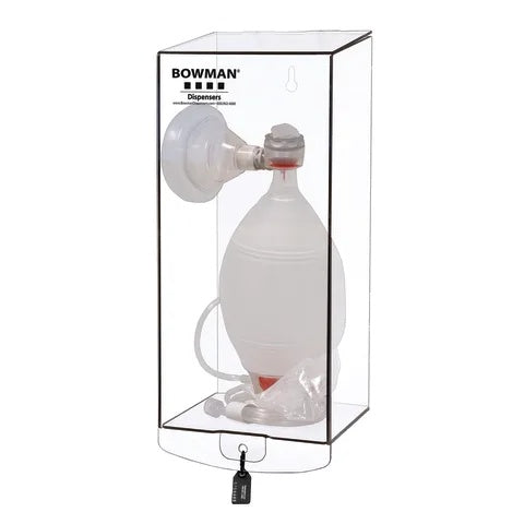 Bowman Lockable Respiratory Supply Dispenser • 7.5"W x 6.3"D x 18.27"H