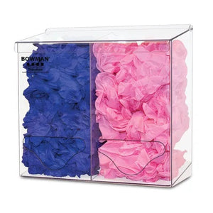 Top & Front Dispensing Bulk Dispenser, Double • Short • PETG • 12.27"W x 5.78"D x 11.13"H