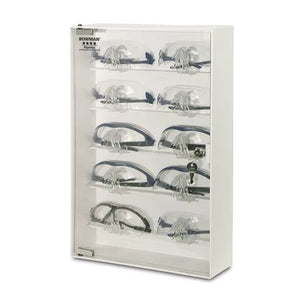 Bowman ABS Locking Safety Glass Cabinet • 13.5"W x 4.13"D x 20"H