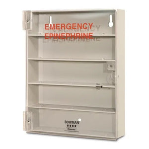 Bowman ABS Quintuple Epinephrine Injector Dispenser • 9"W x 2.51"D x 11.19"H
