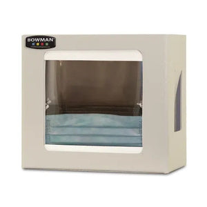 Bowman Face Shield Dispenser, ABS • 9.75"W x 4.75"D x 8.63"H