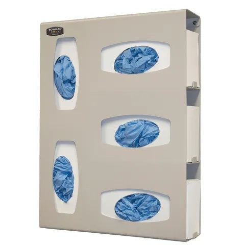 Bowman ABS Glove Box Dispenser, Quint • 15.81"W x 4"D x 20.30"H