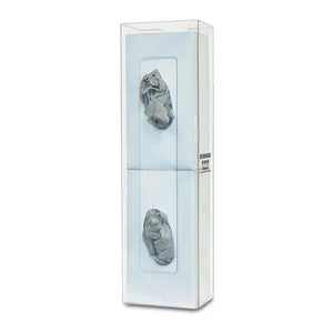 Bowman PETG Vertical Glove Box Dispenser, Double • 5.7"W x 4.08"D x 20.1"H